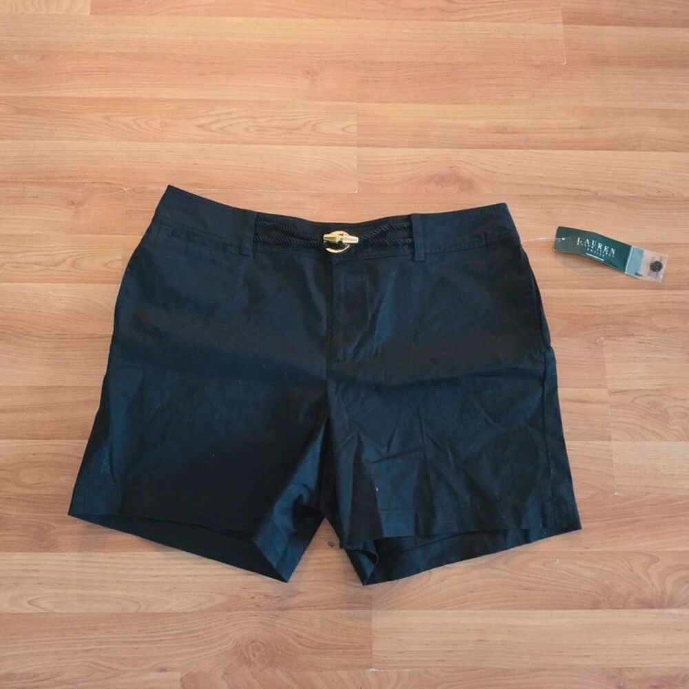 Lauren Ralph Lauren Black Shorts 14P